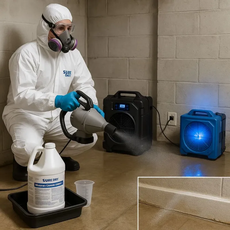 Sanitization and Odor Removal process in Villa Park, CA
