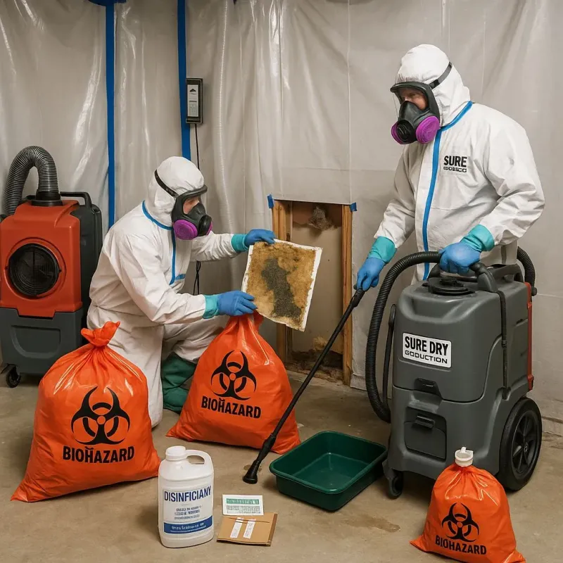 Contaminated Water Handling Protocols process in Villa Park, CA